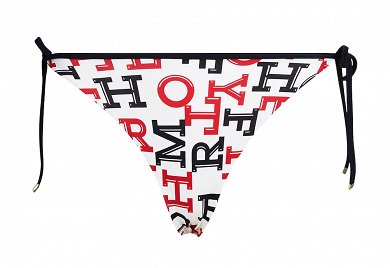 Tommy Hilfiger Cheeky String Side Tie Print UW0UW05316 0K4 Μπλε/Κόκκινο