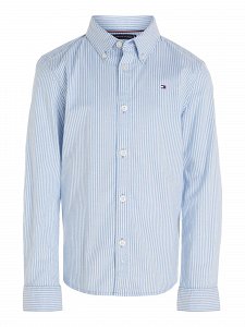 Tommy Hilfiger Flex Ithaca Shirt L/S KB0KB08729 0A5 Blue/White