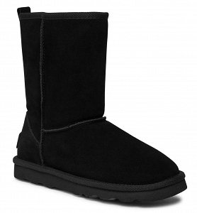 S.Oliver Γυναικείο Δερμάτινο Μποτάκι Flat 5-26340-41 001 Black