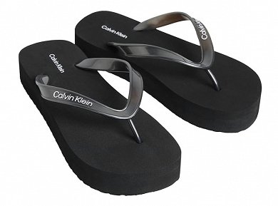 Calvin Klein Flatform Flip Flop HW0HW03120 0GJ Μαύρο