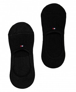 Tommy Hilfiger Σετ 2 Ζευγάρια Κάλτσες Κοντές 701233710 001 Μαύρο
