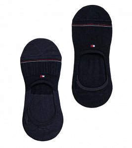Tommy Hilfiger Σετ 2 Ζευγάρια Κάλτσες Κοντές 701233710 002 Μπλε