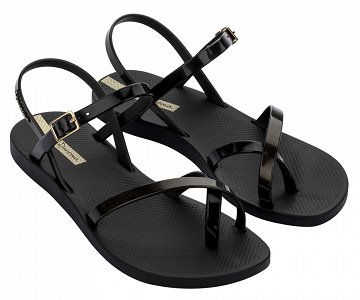 Ipanema Fashion Sand VIII Fem 82842-21112 Black/Gold Black