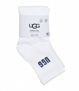 UGG Γυναικείες Κάλτσες Quinlin Logo Quarter 3 Pack 1181412