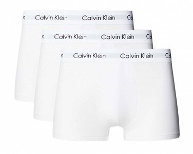 Calvin Klein Underwear Σετ 3 Ανδρικά Μποξεράκια LV00NB4389 100 Λευκό