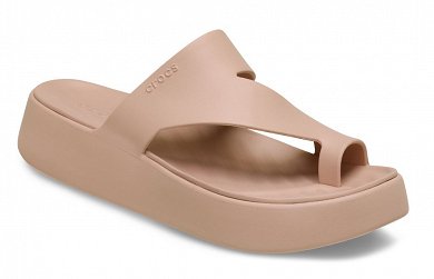 Crocs Γυναικείες Σαγιονάρες Getaway Platform Toe Loop 210834