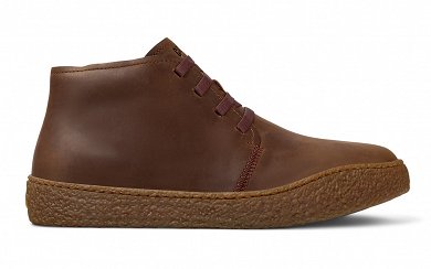 Camper Ανδρικό Δερμάτινο Μποτάκι Peu Terreno K300467-007 Καφέ