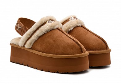 Replay Γυναικεία Παντόφλα Με Γούνα Chic Vibe GWF5A.000.C0202T