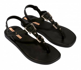 Ipanema Class Urbane Sandal Fem 83766-BO410 Black/Black/Gold