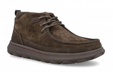 Jeep Ανδρικό Δερμάτινο Μποτάκι Kauai Wallabee Mid JM62021A