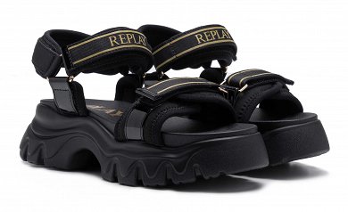 Replay Πέδιλο Flat Juyce Jr2 JP140005T Μαύρο