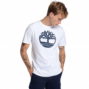 Timbeland Tree Logo Short Sleeve A2C2R 100 Regular Fit White