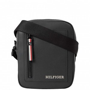 Tommy Hilfiger TH Pique Mini Reporter AM0AM11794 BDS (Μαύρο)