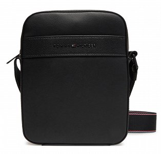 Tommy Hilfiger Ανδρικό Τσαντάκι Mini Reporter AM0AM13224 BDS Μαύρο
