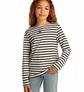 Calvin Klein Παιδική Μπλούζα Για Κορίτσια IG0IG02798 0AA Λευκό