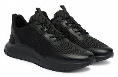 Calvin Klein Ανδρικό Sneaker Eva Runner Lace Up Mat Mix YM0YM01442 0GJ Μαύρο
