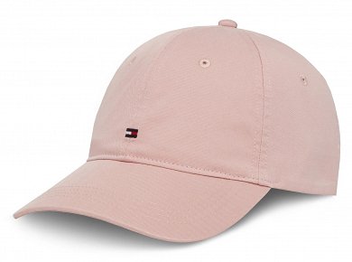 Tommy Hilfiger Καπέλο Jockey Essential Flag Soft Cap AW0AW17131 TQN Ροζ