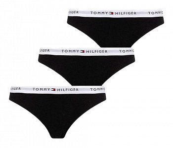 Tommy Hilfiger Γυναικείο Set Εσώρουχα String 3 τεμάχια UW0UW05530 0SI Μαύρο