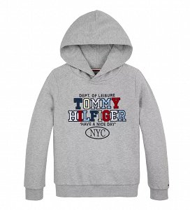 Tommy Hilfiger Kids Παιδικό Φούτερ KB0KB09050 P1A Γκρι