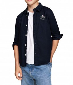 Tommy Hilfiger Πουκάμισο Για Αγόρια KB0KB09265s DW5 Μπλε
