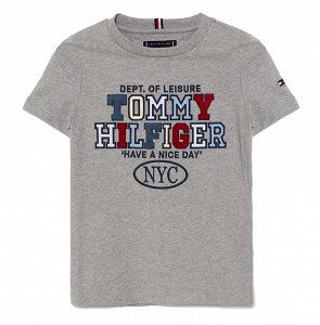 Tommy Hilfiger Kids Παιδικό T-Shirt KB0KB08664s PX9 Γκρι