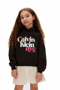 Calvin Klein Παιδικό Φούτερ Για Κορίτσια IG0IG02989 BEH Μαύρο