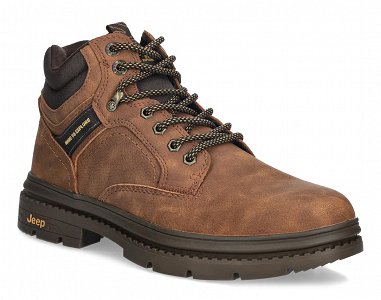 Jeep Ανδρικό Μποτάκι Tuareg Indi JM52022A 064 Cognac