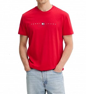 Tommy Hilfiger Ανδρικό T-Shirt DM0DM21911 XLE Κόκκινο