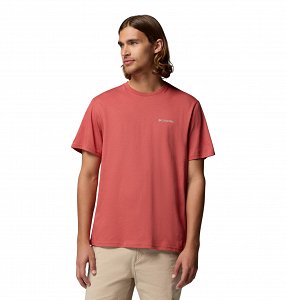 Columbia Ανδρικό Organic Cotton T-Shirt 2154991-643 Κοραλί