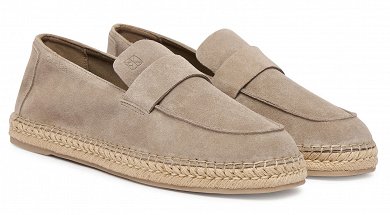 Calvin Klein Ανδρική Δερμάτινη Εσπαντρίγια HM0HM02072 PBO Τάουπε