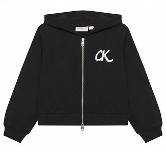 Calvin Klein Παιδική Ζακέτα Για Κορίτσια IG0IG02969 BEH Μαύρο