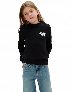 Calvin Klein Παιδική Μπλούζα Για Αγόρια IB0IB02545 BEH Μαύρο