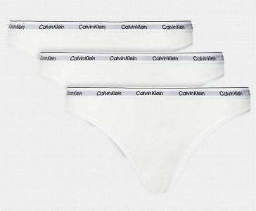 Calvin Klein Underwear Σετ 3 Σλιπ Κλασικά 000QD5207E 100 Λευκό