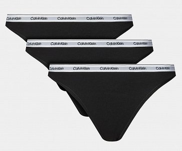 Calvin Klein Underwear Σετ 3 Σλιπ Κλασικά 000QD5207E UB1 Μαύρο