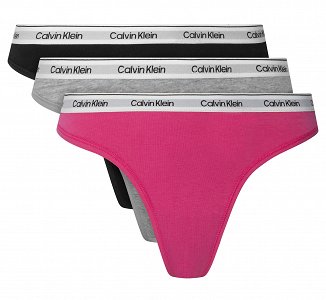 Calvin Klein Underwear Σετ 3 Στρινγκ LV00QD5209 FQN Πολύχρωμο