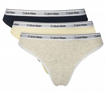 Calvin Klein Underwear Σετ 3 Στρινγκ LV00QD5209 TC8 Έγχρωμο