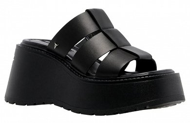 WindsorSmith Capricorn Sandal 0112000836 Black Leather