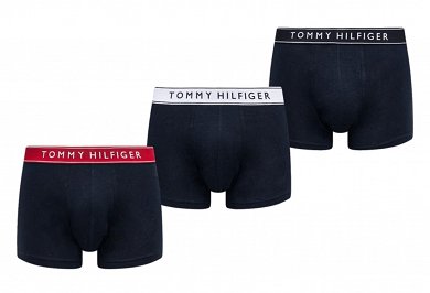 Tommy Hilfiger Σετ 3 Ανδρικά Εσώρουχα UM0UM03457 0WF Μπλε
