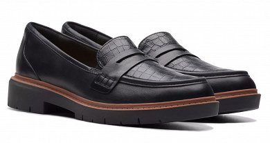 Clarks Γυναικείο Loafer Westlynn Ayla 26174452 Black Leather