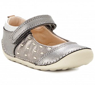 Clarks Kids Little Lou Ασημι
