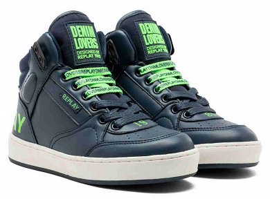 Replay Kids Cobra JZ190032S 3110 Navy Fluo Green