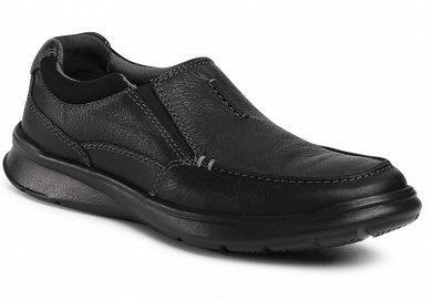 Clarks Cotrell Free 261315937 Black Oily Leather