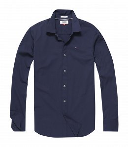 Tommy Hilfiger Original Stretch Shirt DM0DM04405 002 Μπλε