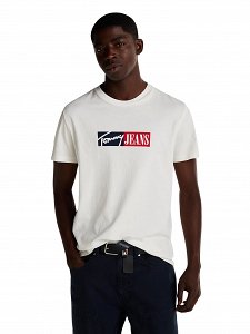 Tommy Hilfiger Ανδρικό T-Shirt DM0DM20365 YBL Λευκό