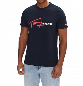 Tommy Hilfiger Ανδρικό T-Shirt DM0DM20817 C1G Μπλε