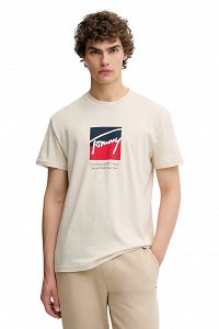 Tommy Hilfiger Ανδρικό T-Shirt DM0DM21940 ACH Μπεζ