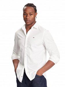 Tommy Hilfiger Ανδρικό Πουκάμισο DM0DM22026 YBL Λευκό