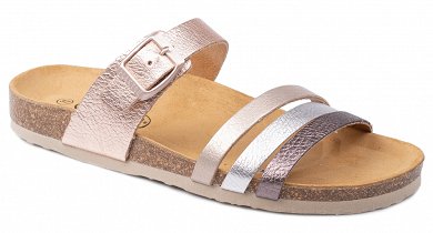Plakton Sandals Berta 105862 Elefante Tri Grafito/Plata/Platino