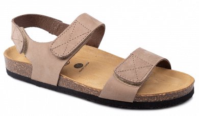 Plakton Sandals Belinda 185968 Nabuck Taupe