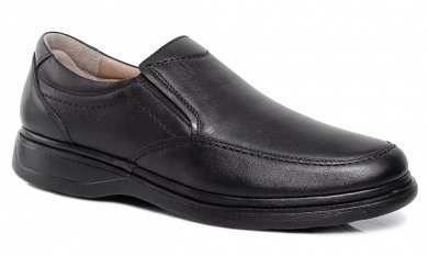 Apostolidis Shoes Δερμάτινο Ανδρικό Παπούτσι W336-250 Μαύρο